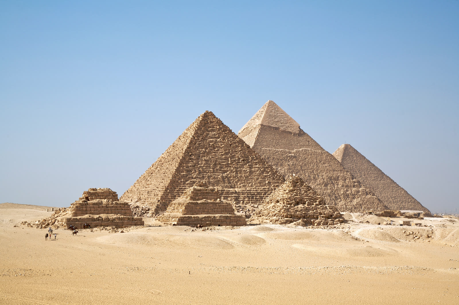 The Great Pyramids of Giza in Egypt